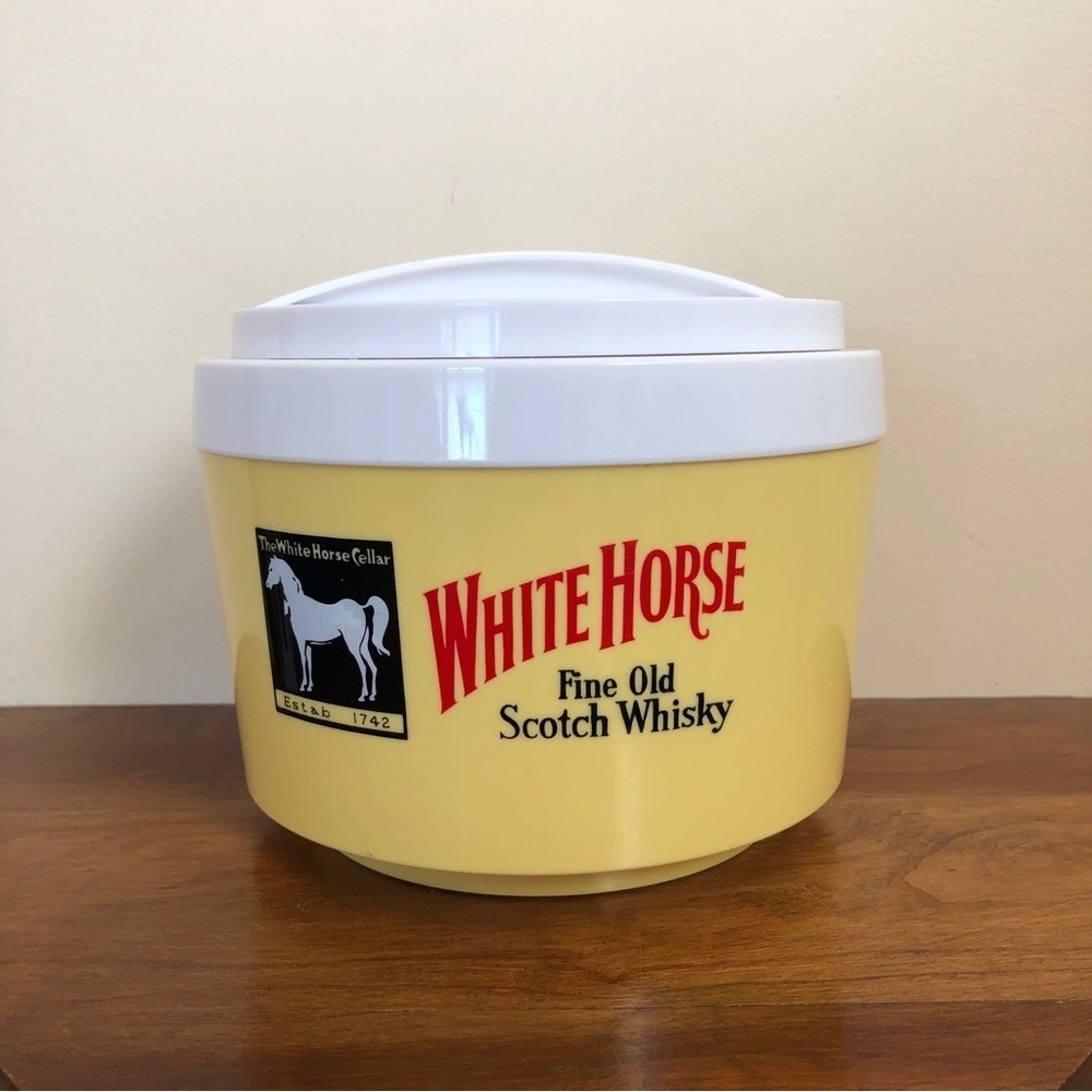 Vintage White Horse Whisky ice bucket